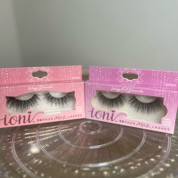 Pair (2) of Ioni 3D FAUX Mink Lashes new in package - Picture 4 of 6